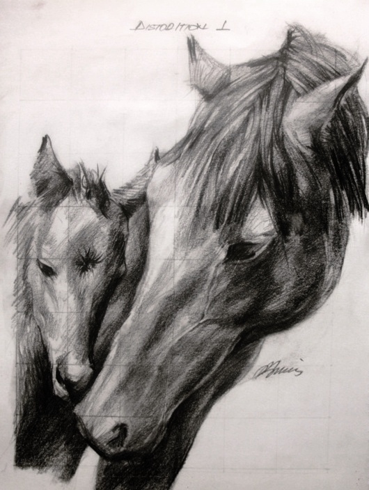 Expressive work titled Happy Birthday Kiss