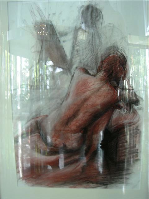 Pastel figure study